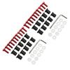 M5 Motorcycle    S Nuts Gaskets Set Aluminum Alloy Rubber Replacement for  