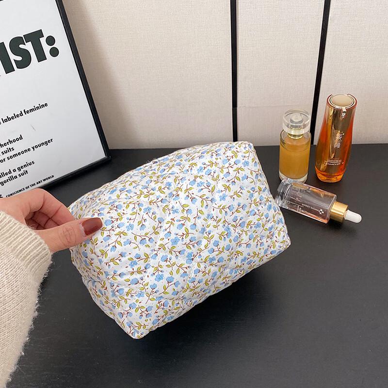 Floral Print Cosmetic Storage Bag Medium