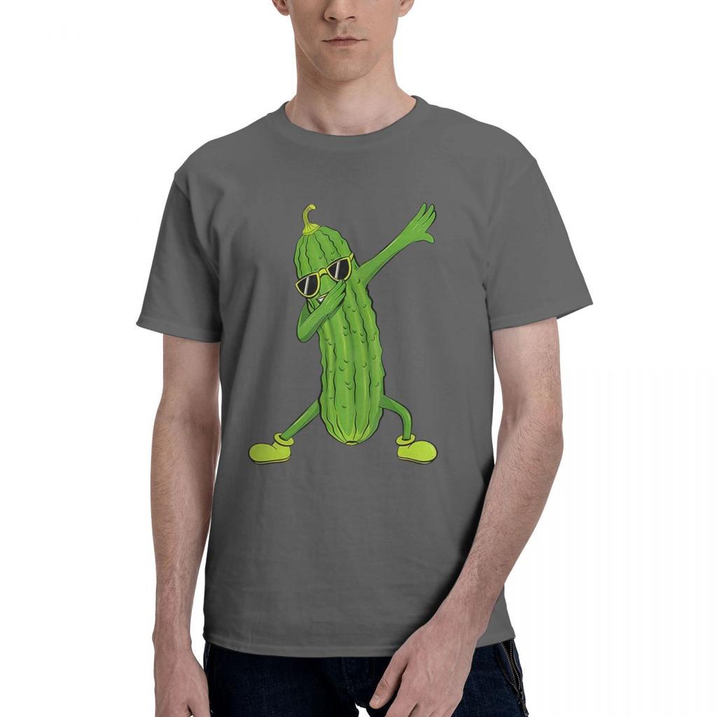 Dabbing Pickle Dancing Cucumber Lover 100 Cotton Casual Breathable Confortable Tshirt Mens Clothing Brands Men Clothes