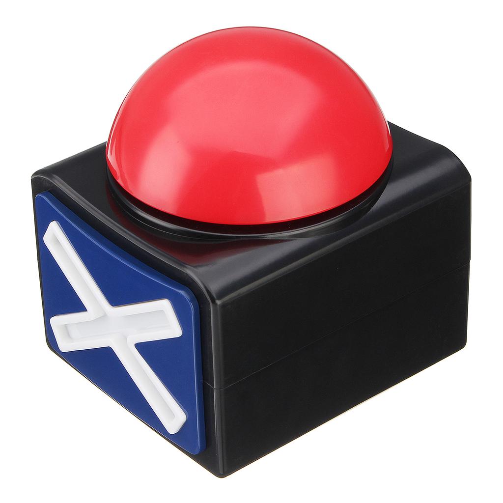 Game Answer Buzzer Alarm Button With Sound /& Red Light Quiz Party Trivia