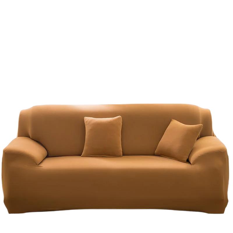 Einfarbige Sofabezüge für Wohnzimmer, elastischer Sofabezug, L-förmiger Eckcouchbezug, Schonbezug, Stuhlschutz, 1/2/3/4-Sitzer