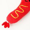 Squeaky Pet Toys Soft Short-Pile Fabric Chew Toy with Built-in Sound for Dogs and Cats Interactive Teeth Cleaning Chew Toy Relieves Boredom for