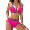 Women's Split Sexy Bikini Fashion Beach Solid Colour Seaside Swimwear
