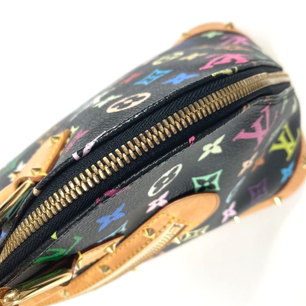 Louis Vuitton M40444 MonogramMulticolore Alma PM Tote Bag Hand Bag Noir Black