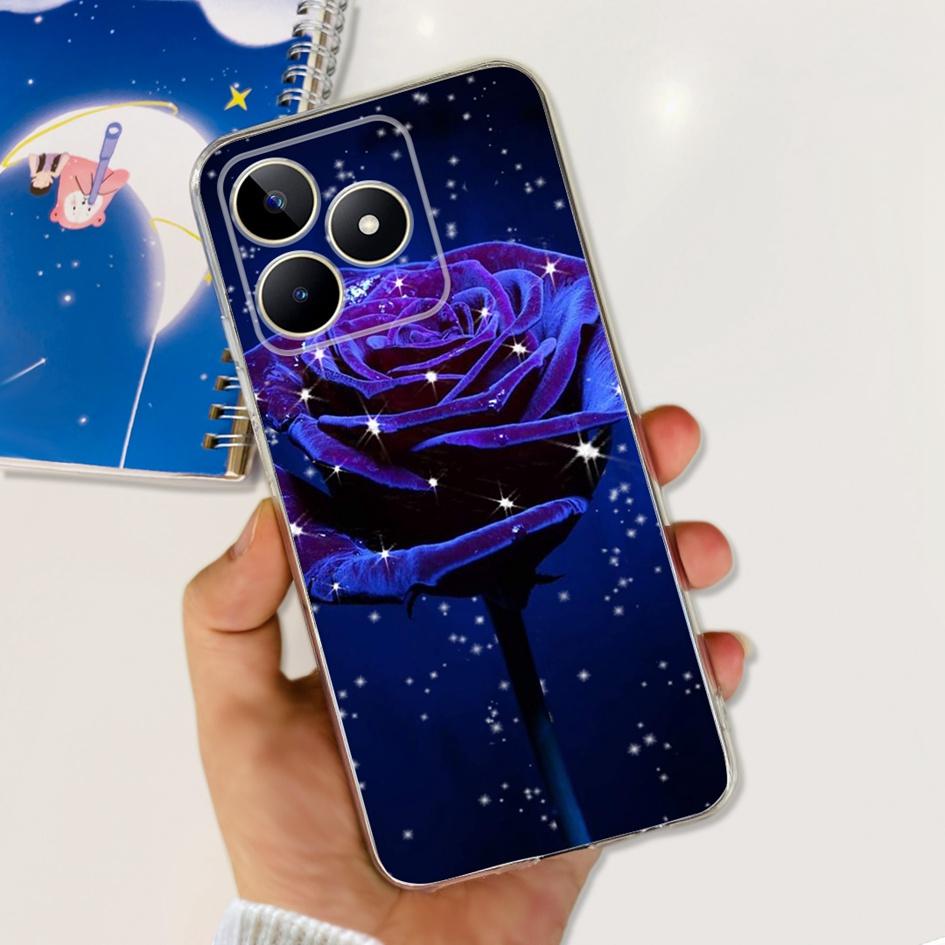 For Cover Realme C53 Phone Case 6.74" 2023 New Fashion Astronaut Soft Silicone Clear Back Cover For Realme C53 RMX3760 C 53 Capa