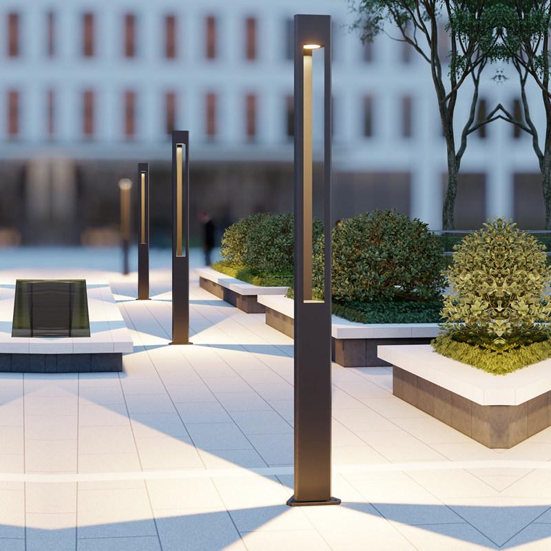 Modern Minimalist Outdoor LED Garden Lamp - Waterproof Landscape Light for Streets, Villas, and Public Areas