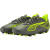 Puma Ultra 5 Serie Mode Vielseitig Low Top Kinder Fußballschuhe Kinder Fußballschuhe Silber Gelb 108329-03