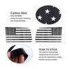 For Dodge Nitro 2007-2012 USA Flag Carbon Fiber Rear Window Sticker Decal Trim