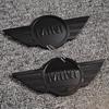 Autocollant Emblème Badge Capot Avant Coffre Arrière ABS pour BMW Mini Cooper R55 R56 R60 Logo de Remplacement Accessoires Auto akvnt44