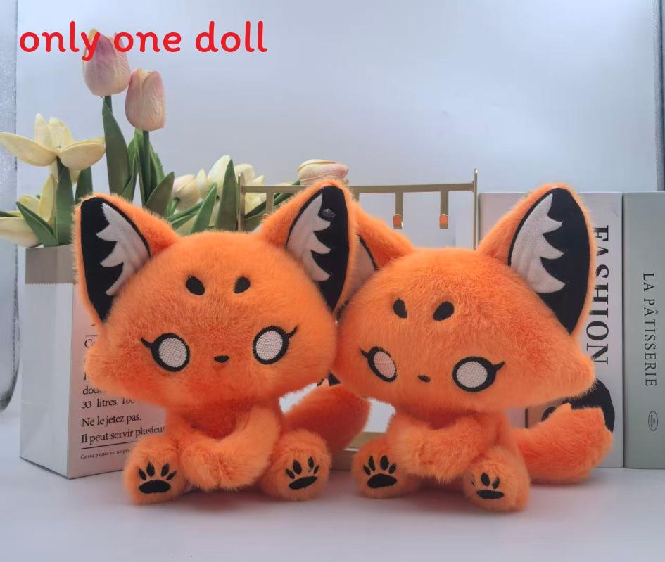 Set di Figure Peluche Coppia Pipistrello Volpe Gatto Scuro Con Tessuto in Poliestere e Imbottitura in Cotone PP Per Decorazione Camera da Letto Regalo per Lei