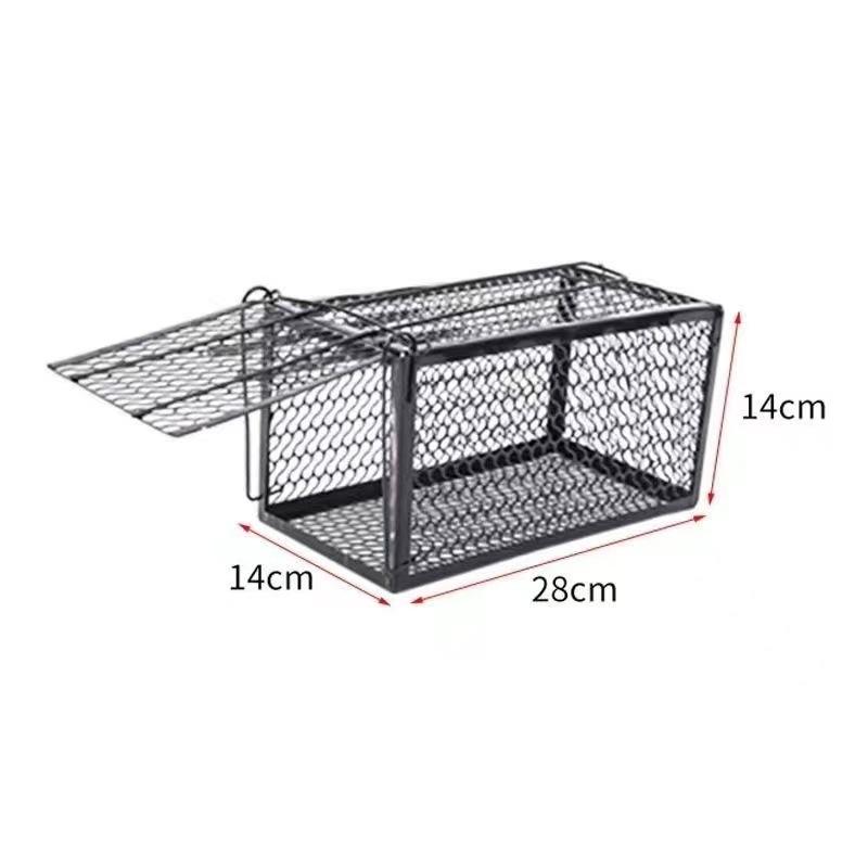 Trappola per topi in rete metallica autobloccante intelligente Sicuro Cattura topi domestico Metallo Riutilizzabile Trappola per ratti umana per uso interno ed esterno