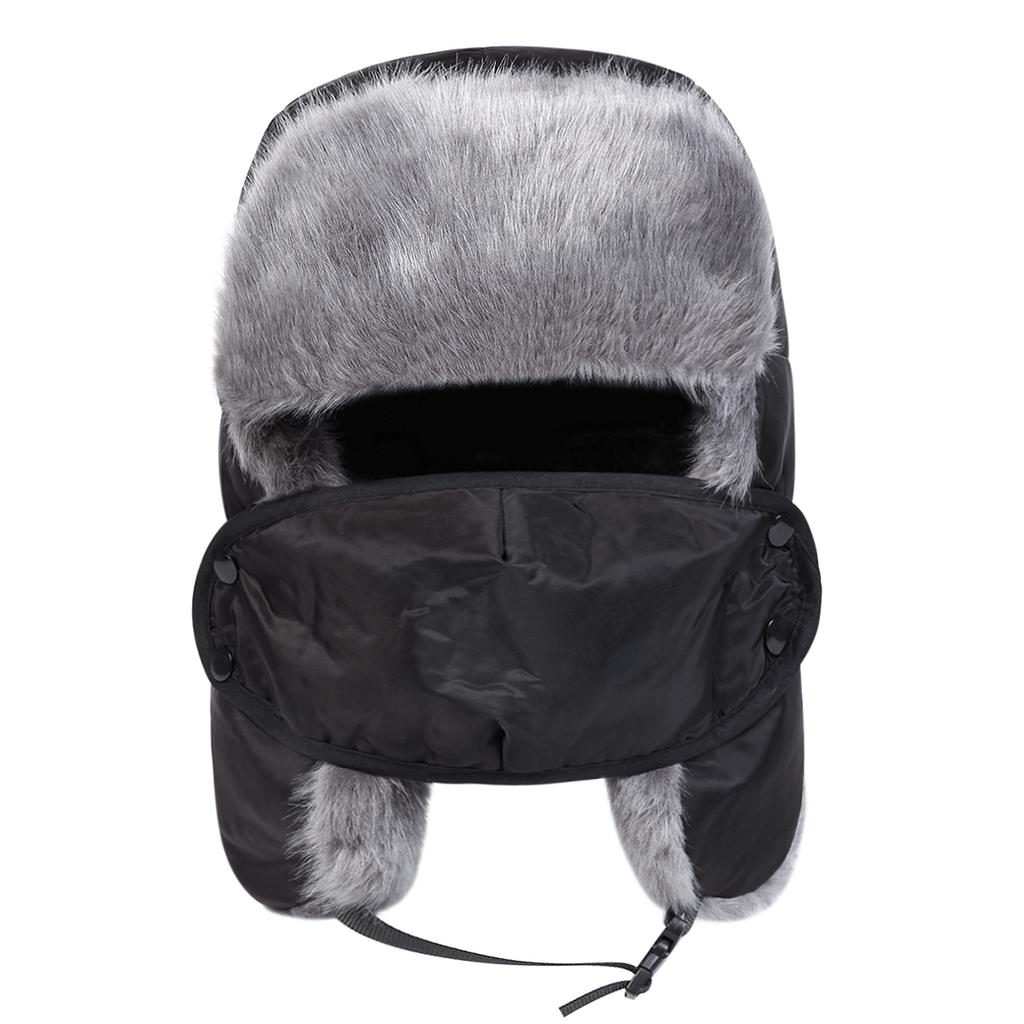 Warm and Fluffy In Winter Hat Men and Women Lei Feng's Cap Thickened Windproof Bomber Hats Pilot's Caps
