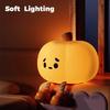 9.5cm/3.74in Halloween Pumpkin Ghost Night Warm Light Cartoon Desktop 3D Luminous Led Bedroom Decoration Collectible Funny Gifts