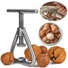 Stainless Steel Manual Nut Opener Cracker Machine Walnut Cracker with Adjustable Screw Mechanism for All Nuts Kitchen Gadget