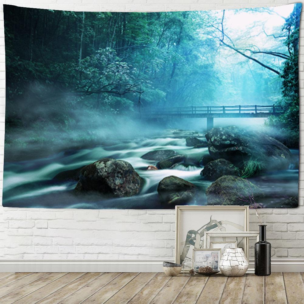 

Гуйлинь пейзаж настенный гобелен художественное украшение гобелен занавеска подвесная спальня гостиная украшение дома гобелен 100x75cm