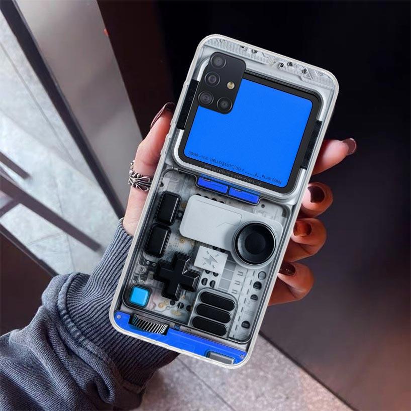 Games Console Fashion Boy Phone Case For Samsung Galaxy A12 A52S A42 A32 A22 A51 A50 Note 20 Ultra 10 S10 Plus A71 A70 A31 A30 A