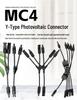 MC4Y Waterproof Solar Panel 4/5-Way Connector Plug