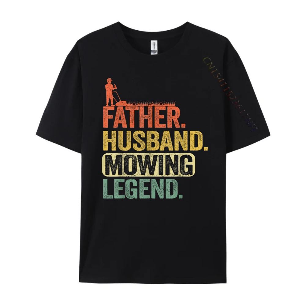 Père Mari Légende de la Tonte Jardinier Papa Tonte de Pelouse XS T-shirts Graphiques Streetwear Homme Slogan