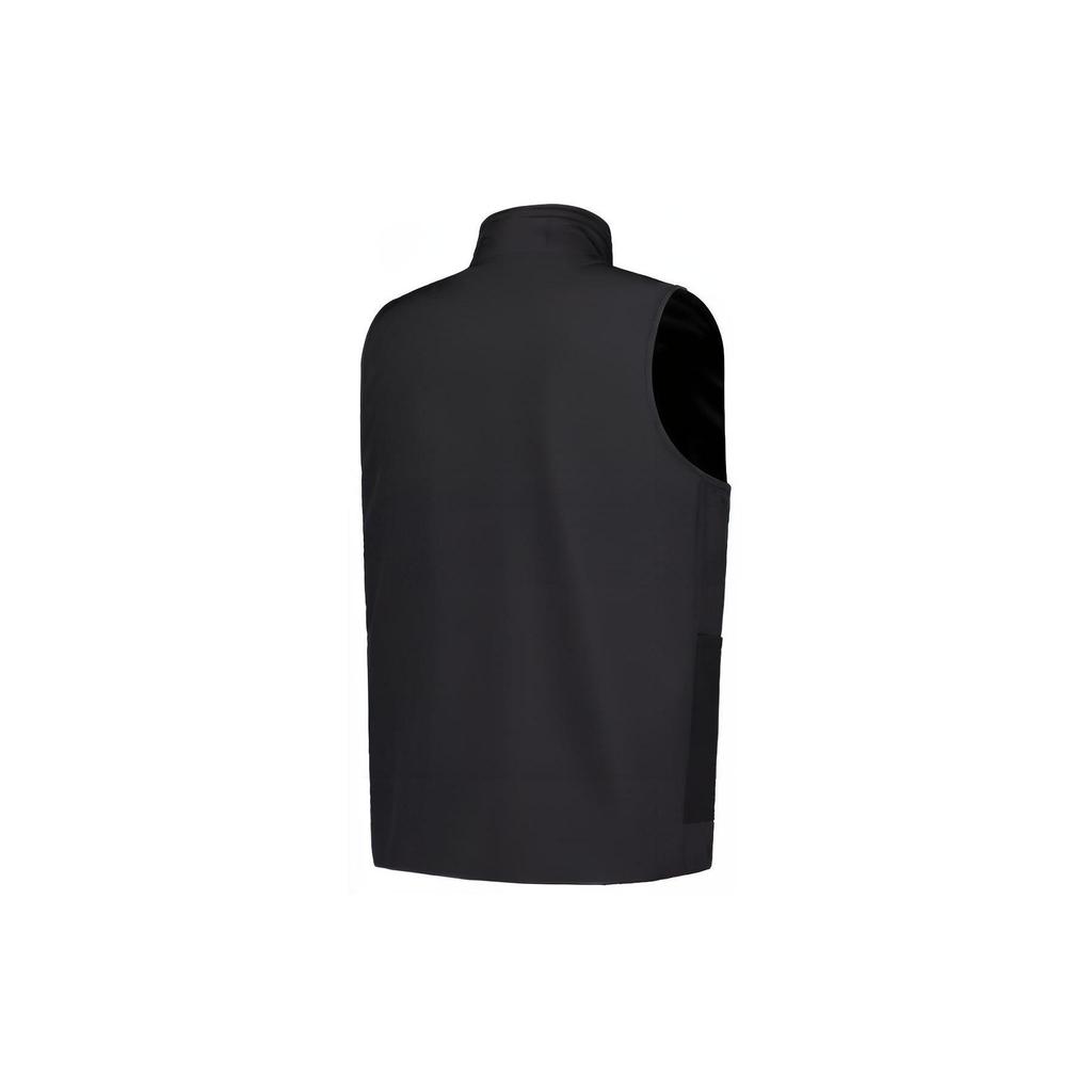 New Balance Vests Men's Black Stand Collar Moderate Knitted Fabric MV41283-BK