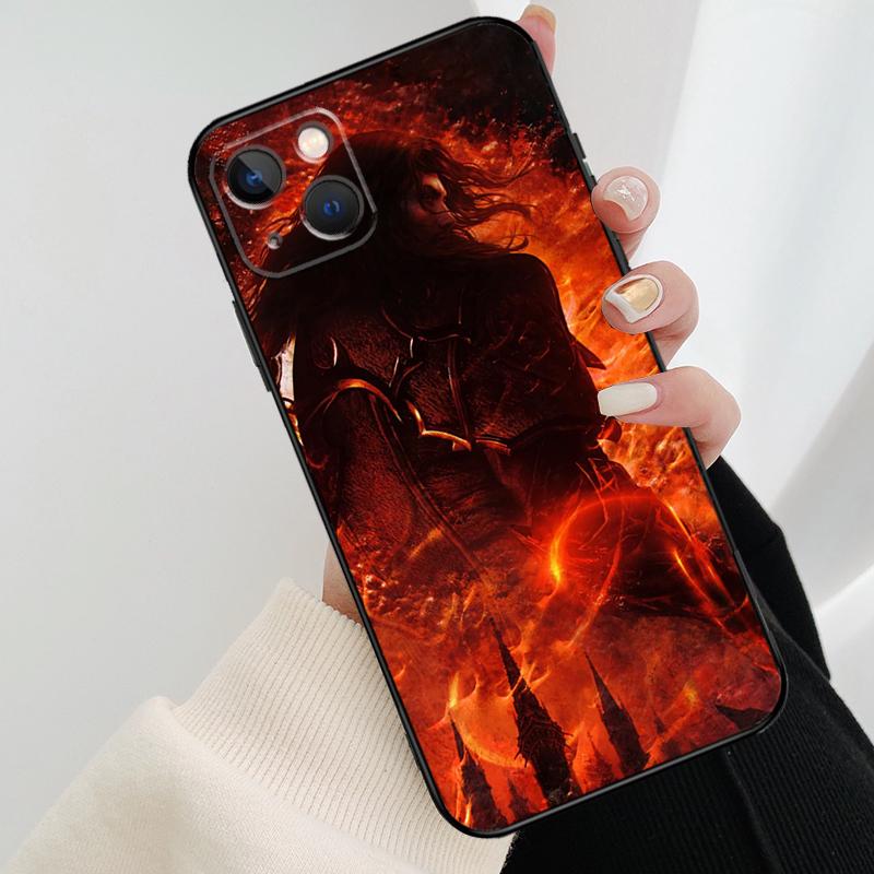 Castlevania Phone Case For iPhone 11 12 13 14 15 16 Pro Max Mini X XR XS Max Plus Cover Funda