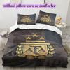 AFA Football Pattern Bedding,Quilt Set Quilt Cover Pillowcase Home Birthday Gift (1*duvet Cover+2*pillowcase,without Core)