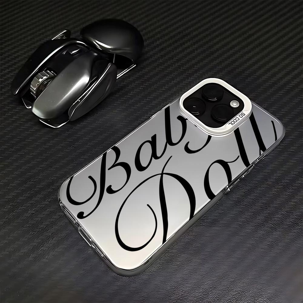 Stylish Baby Doll Phone Case For iPhone 17 Air 16 e 15 14 13 12 11 Pro Max Plus Mini SE 2020 2022