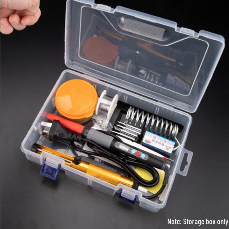 Soldering Tool Set: Stand, Rosin, High-Temp Sponge, Paste & Wire