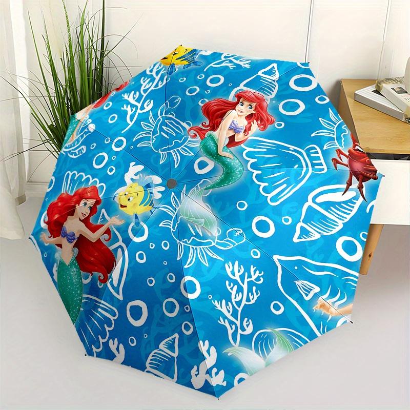 

Mermaid, Sea Creatures Automatic Opening and Closing Umbrella, Compact Travel Umbrella, Lightweight and Portable, Suitable for Beach Commuti