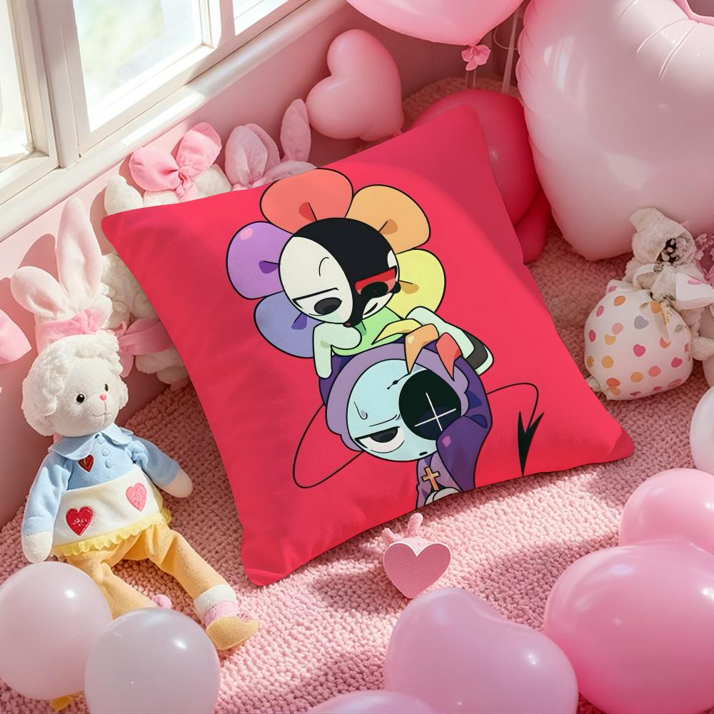 Gra D-Dandys World Poszewka na poduszkę Wzór Drukowana poszewka na poduszkę do salonu Pokrowiec na poduszkę na sofę i Dekoracja sypialni