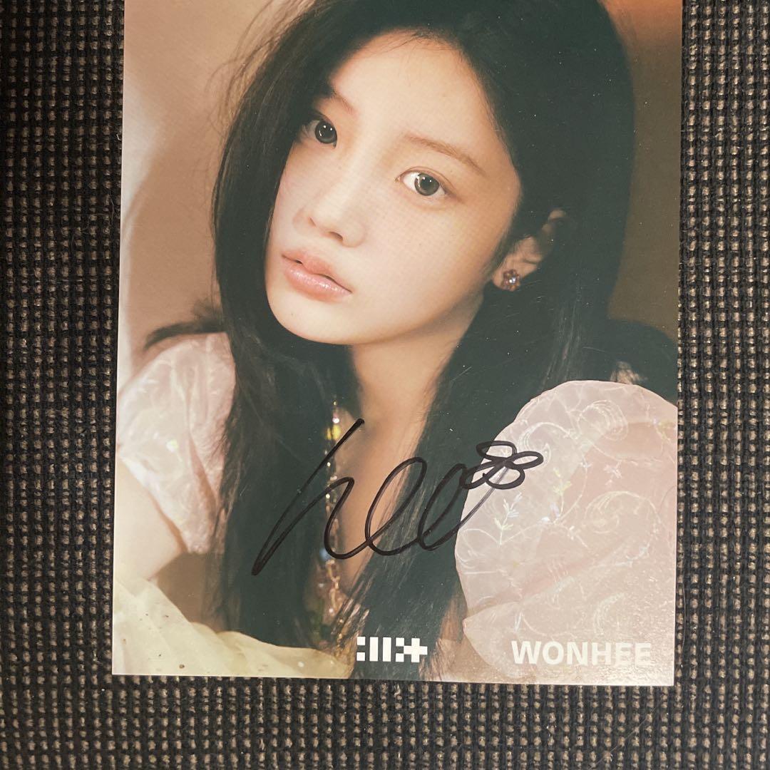 

[USED] illit Wonhee autographed card Wonhee