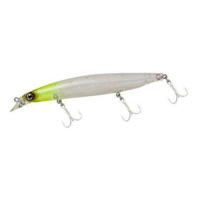 Daiwa Wolfsbarsch-Minnow Shoreline Shiner Z Vertis R125F Chart Head Clear Lure