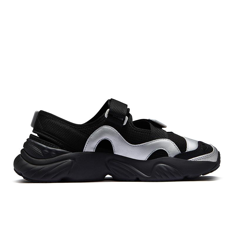 FILA Fusion Conch Mesh Fabric Synthetic Leather Mary Jane Versatile Classic Casual Water Shoes Men Shoes Black T12M521707F-BS