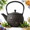 CAST IRON KETTLE 1.8L TEA INFuser with Copper Accents