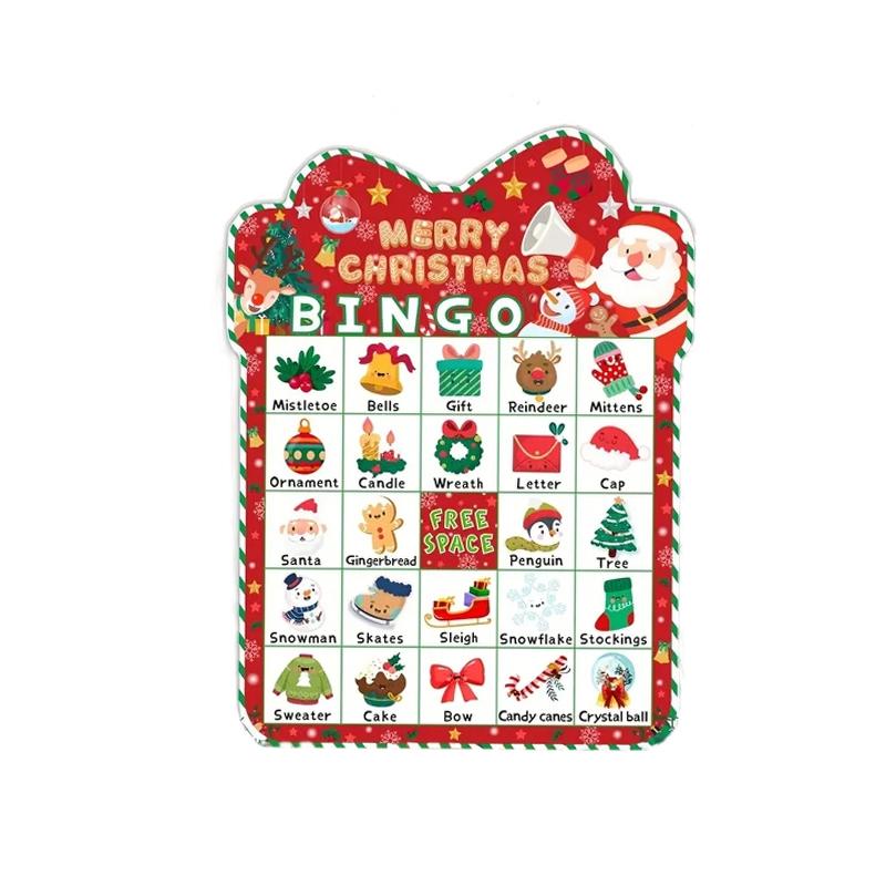 33pc/Set Colorful Birthdays Holiday Pattern For Family Gatherings Bingo Games Family Gatherings