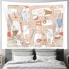 Music Tapestry Vintage Orchestra Wall Hanging Bohemian Home Decor Aesthetic Room Decor Festival Backdrop Musical Gift Wall Art
