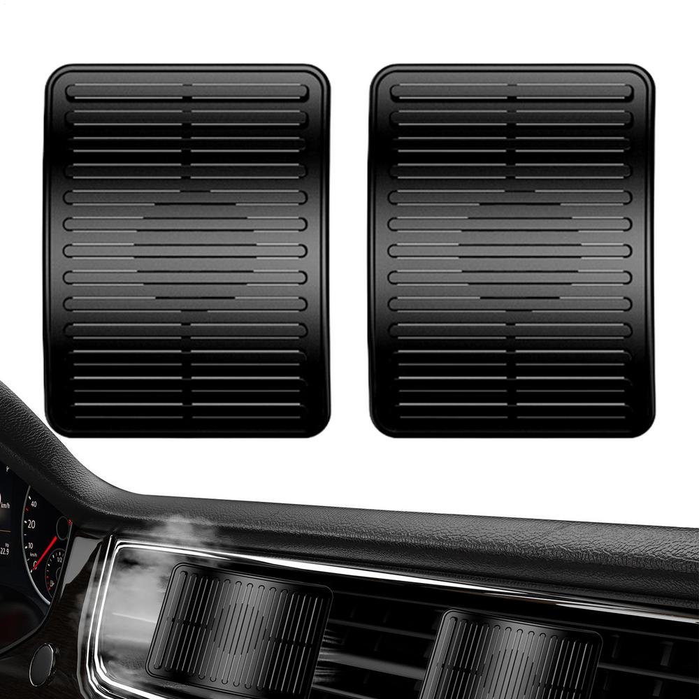 Car Air Conditioning Deflector Vehicle Air Conditioning Deflector Wind Shield 2 Pieces Easy Install Redirector Detachable For