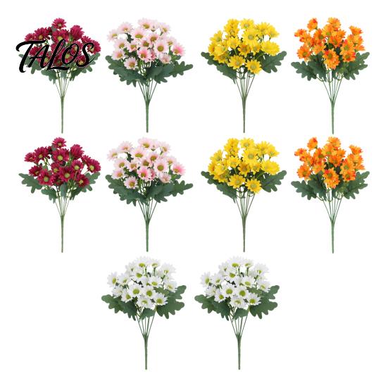 Front Porch Fake Flower 1/5/10Pcs Fall Artificial UV Resistant Plastic Home Weatherproof Plants Wedding Party Table Centerpiece Indoor Outdoor