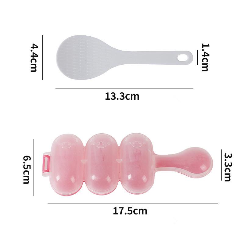 Baby Rice Ball Maker Shaker Baby Children Kindergartens Meal Sushi Maker Diy Rice Ball Mold Diy Kitchen Aid Bento Accessories