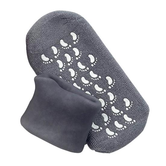 Moisturizing Socks Spa Gel Socks with Anti-Slip Soles Foot Care Socks Prevent Cracked Heels Stocking Stuffers for Women Men