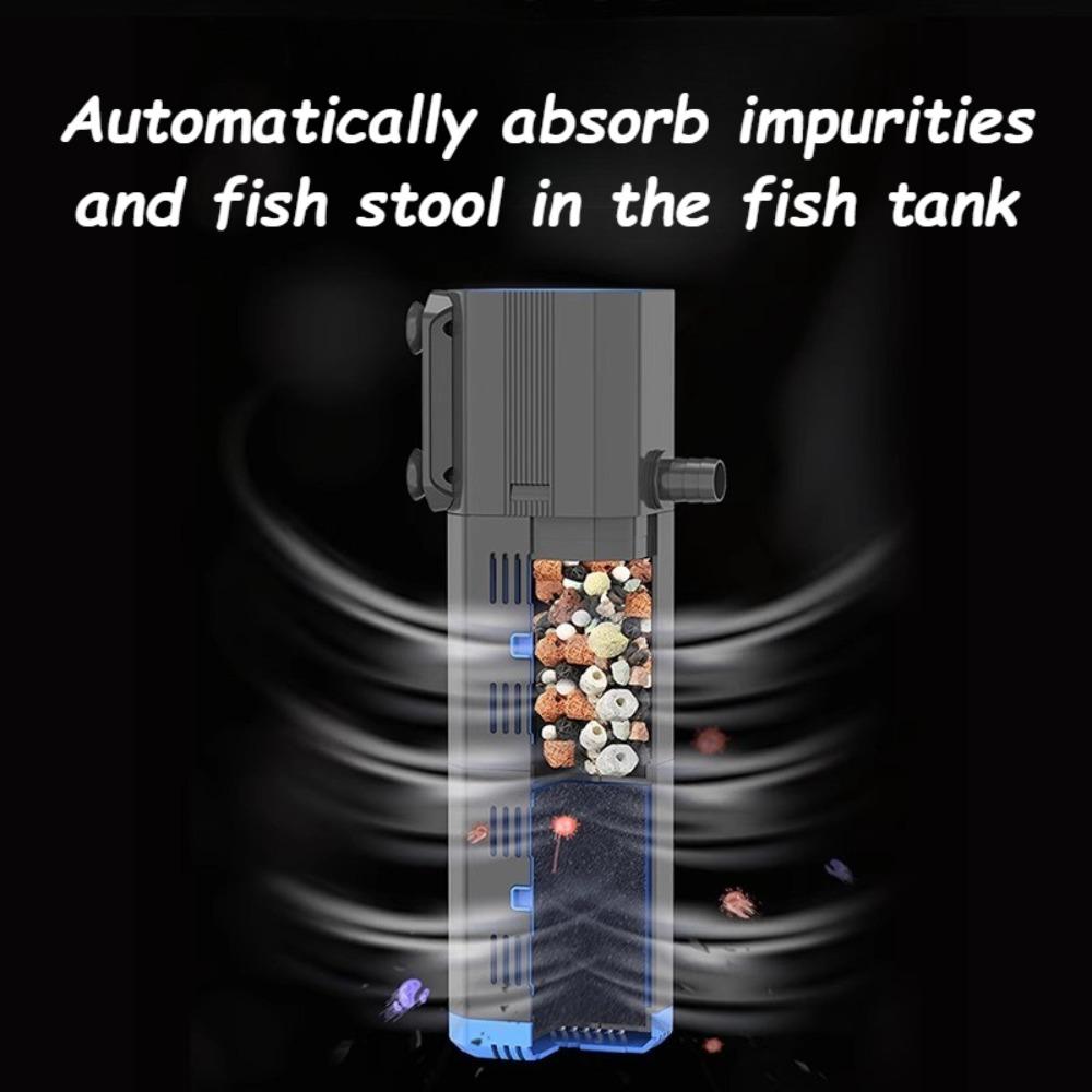 Fish Tank Filter Water Purification Oxygen-increasing Wave-making Water Pump Automatic Cleaning Aquarium Filter Pet Products