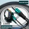 Metal 9D Surround Bass Type C&3.5mm Headphones Wired Control Headsets With HD Mic Earbuds For iPhone15/16 for Samsung Earphones