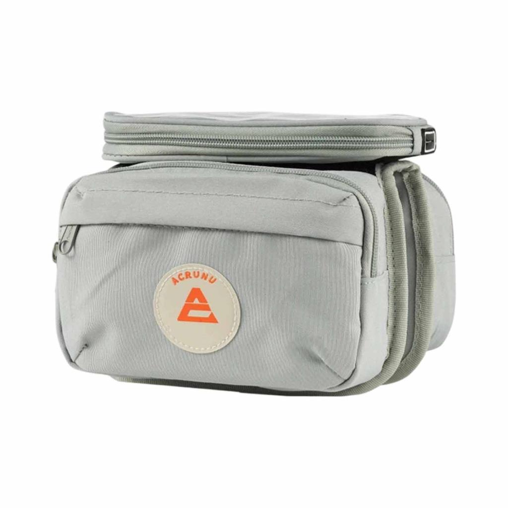 Cycling Saddle Bag, Front Beam Large Capacity Bike Storage Bag, Road Bike Mobile Phone Holder, Pouch for Riding