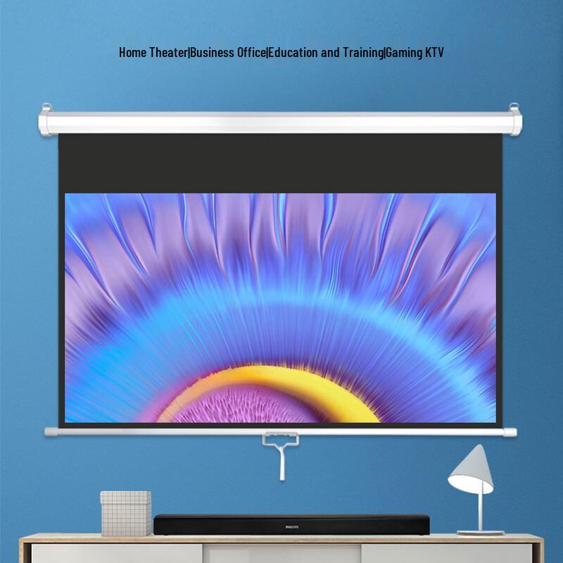JINGMI S2 Manual Pull-Down Self-Locking Projection Screen
