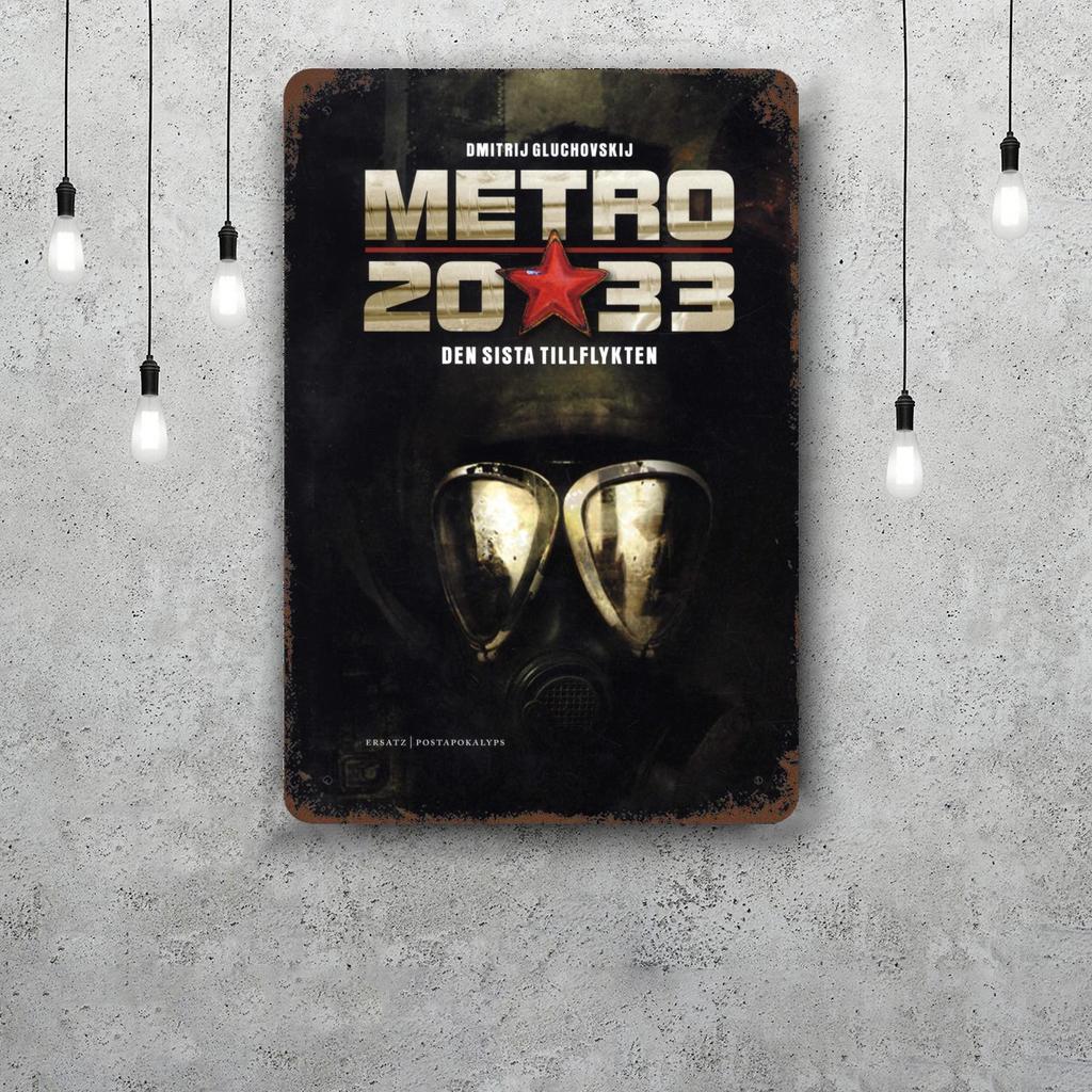 Metro Exodus Plaques Métalliques décoration murale Vieilles Plaques en Fer Blanc Capitaine Affiche Métallique Décor pour Bar Pub Club Décoration Murale