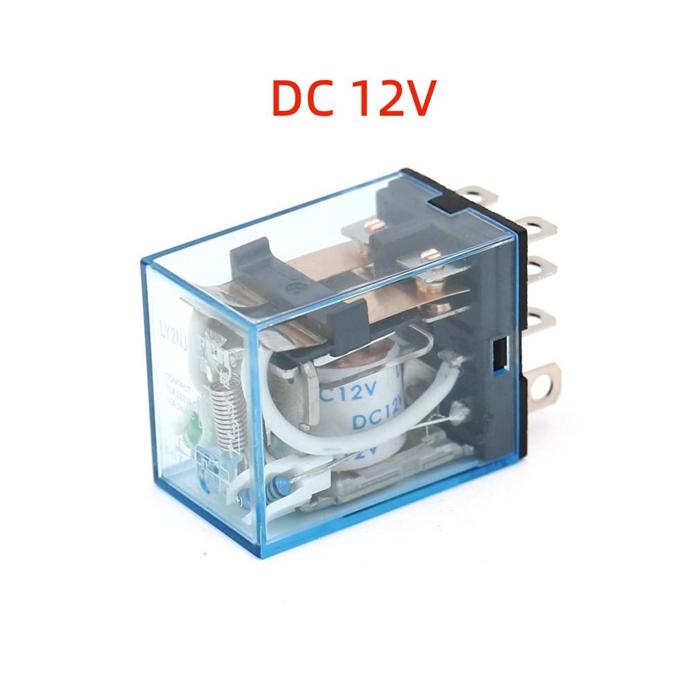 LY2NJ HH62P HHC68A-2Z Electronic Micro Mini Electromagnetic Relay 10A 8PIN Coil DPDT DC 12V 24V AC 220V