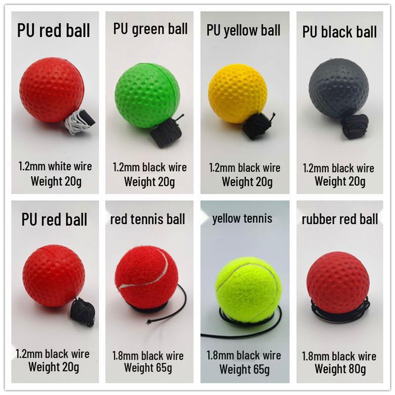 Head-Mounted Boxing Reflex Ball for Speed & Reaction Training at Home