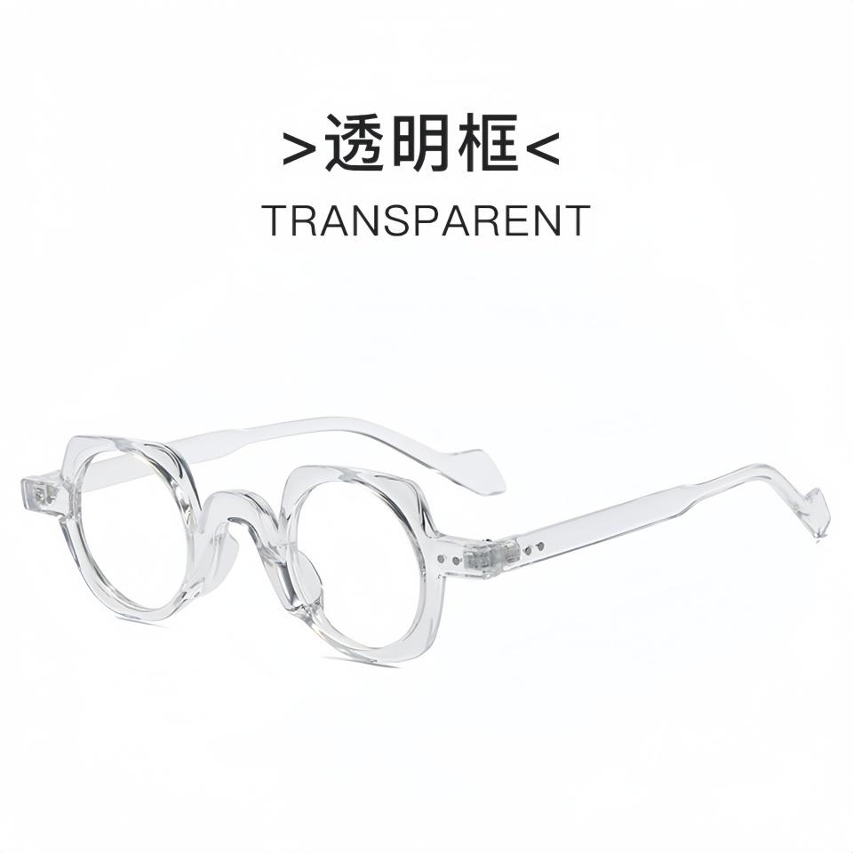 

New Peculiar Quirky Style Square Shaped TR90 Ultra Light Frame Neutral Daily Shopping Decoration Computer Reading Glasses Holder