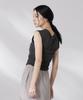 Nano Universe Docking Bustier Sheer Size Top, Women's, M, 023, Charcoal, 669-5124323