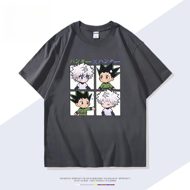 Hunter X Hunter Anime Killua Printed Tshirt Unisexs and Womens Tshirt Unisexs Top Sports Tshirt Unisexs Tshirt Summer Tee 2026