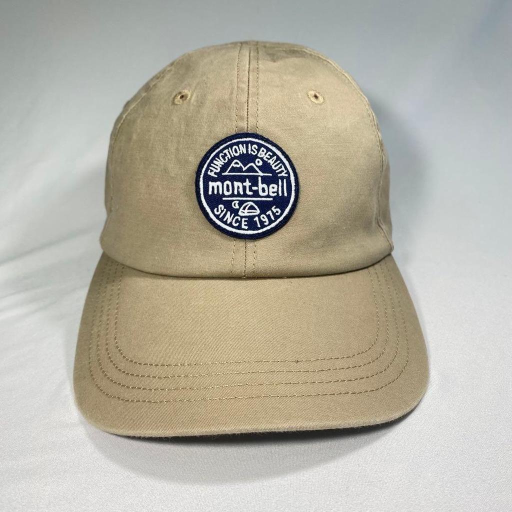 Used mont-bell Washout Stretch Cotton Smooth Cap Hat Lightweight Comfortable Fit Outdoor Climbing Camping Sunshade Men's Women's Popular Model Free